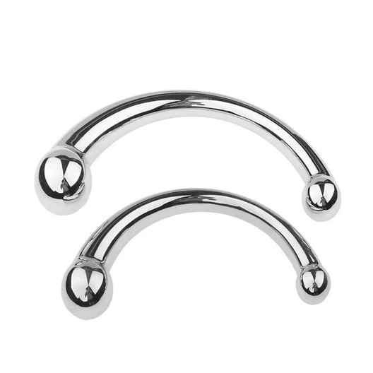 Double Hook Elegant Steel 5858 Stainless Anal Ended 1027